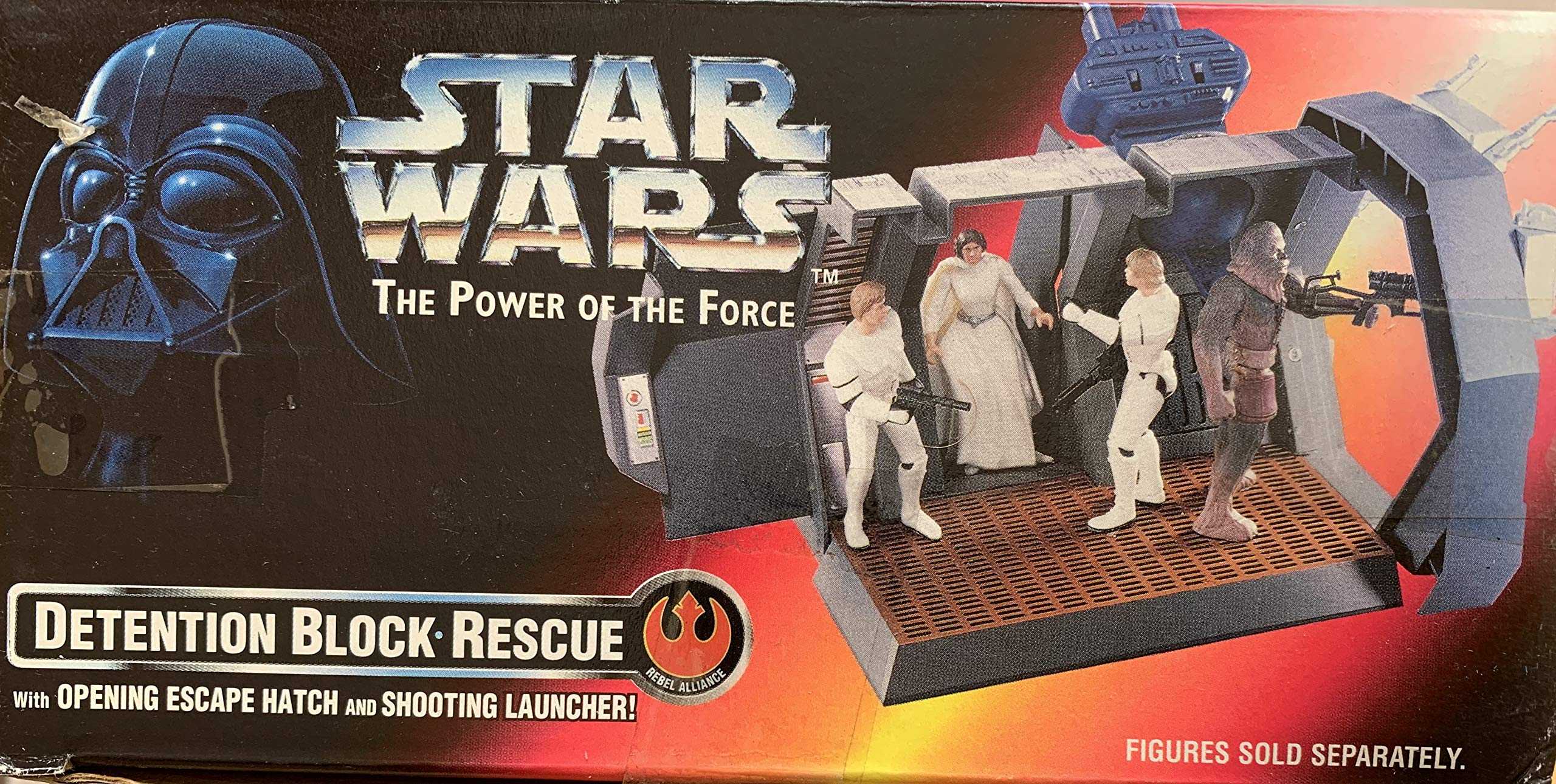 Star Wars Power of the Force Detention Block Rescue Play Set By